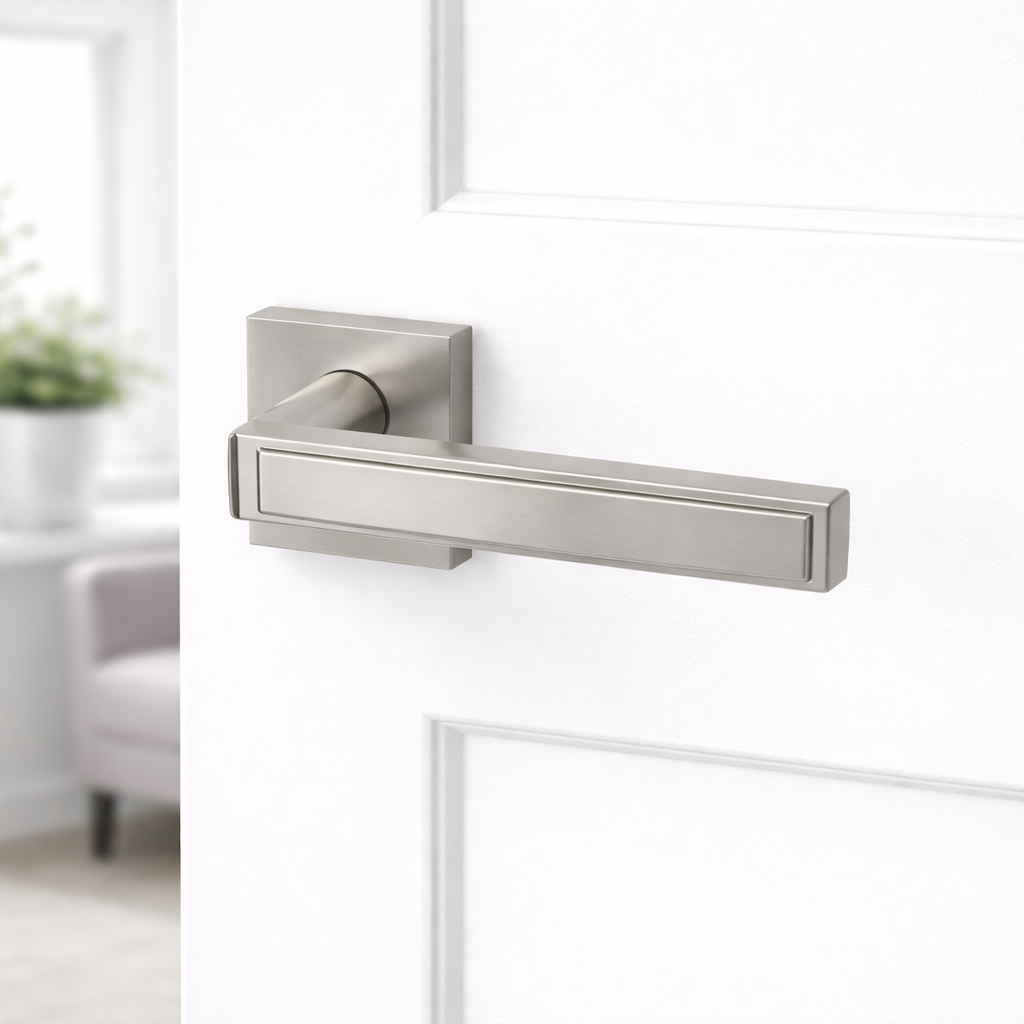 Classic Brass Solid Draventh Door Handle (PAIR)