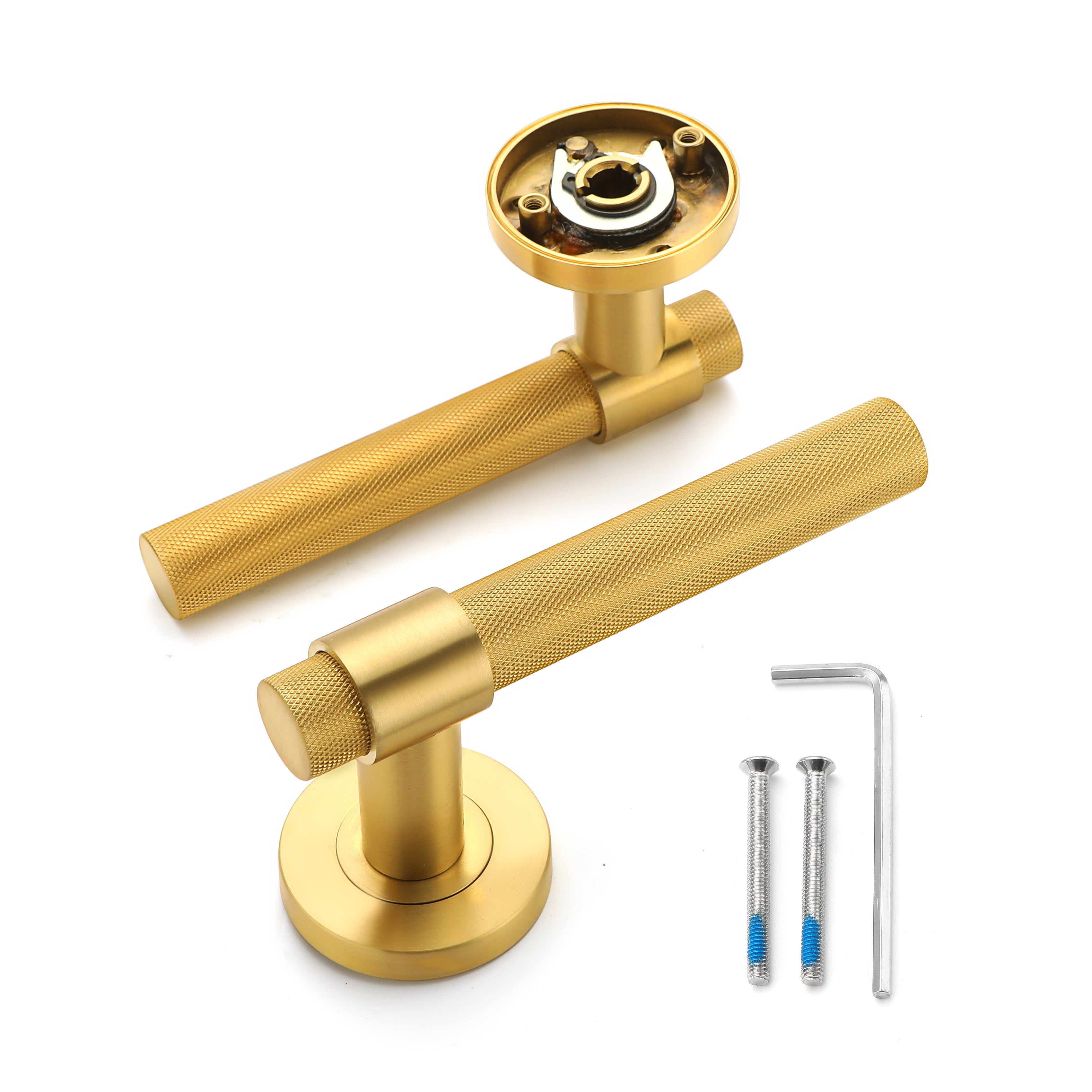 Solid Metal Gold Finish Aureus Collection (Pair)