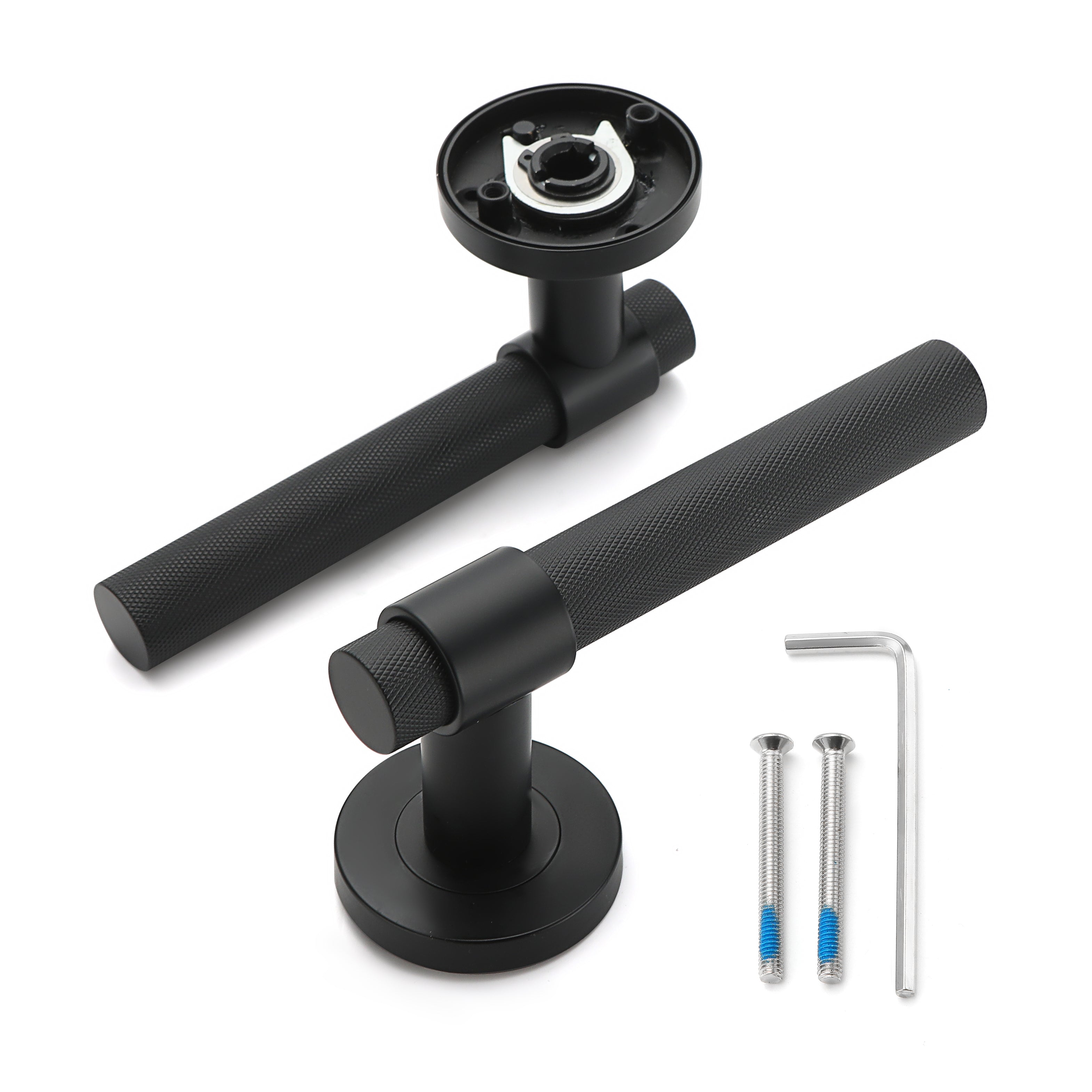 Solid Metal Black Finish Aureus Collection (Pair)