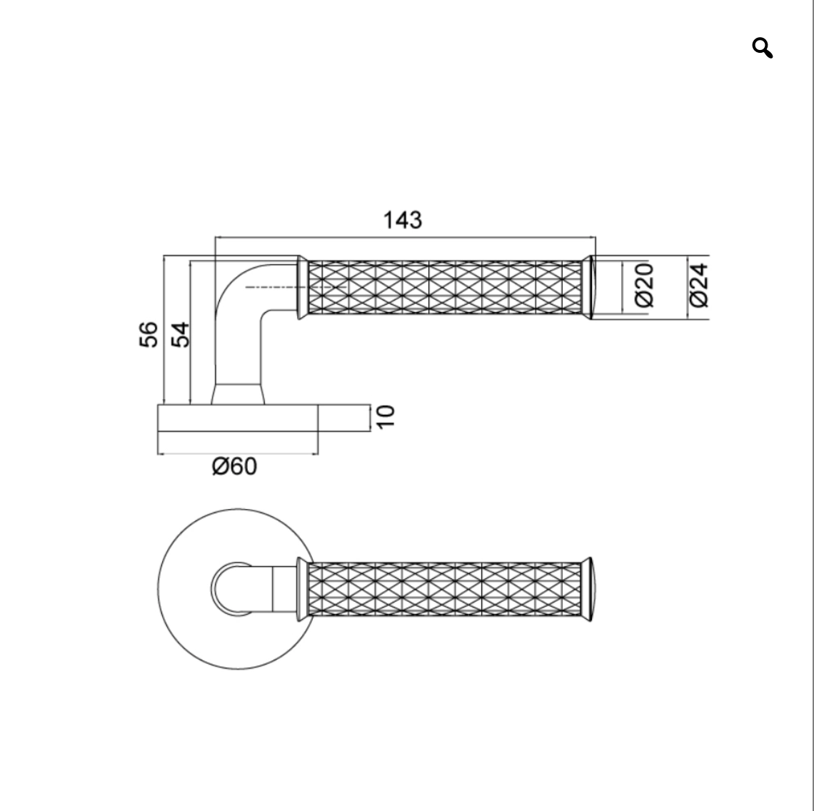 Solid Brass Maravelle Handles (Pair)
