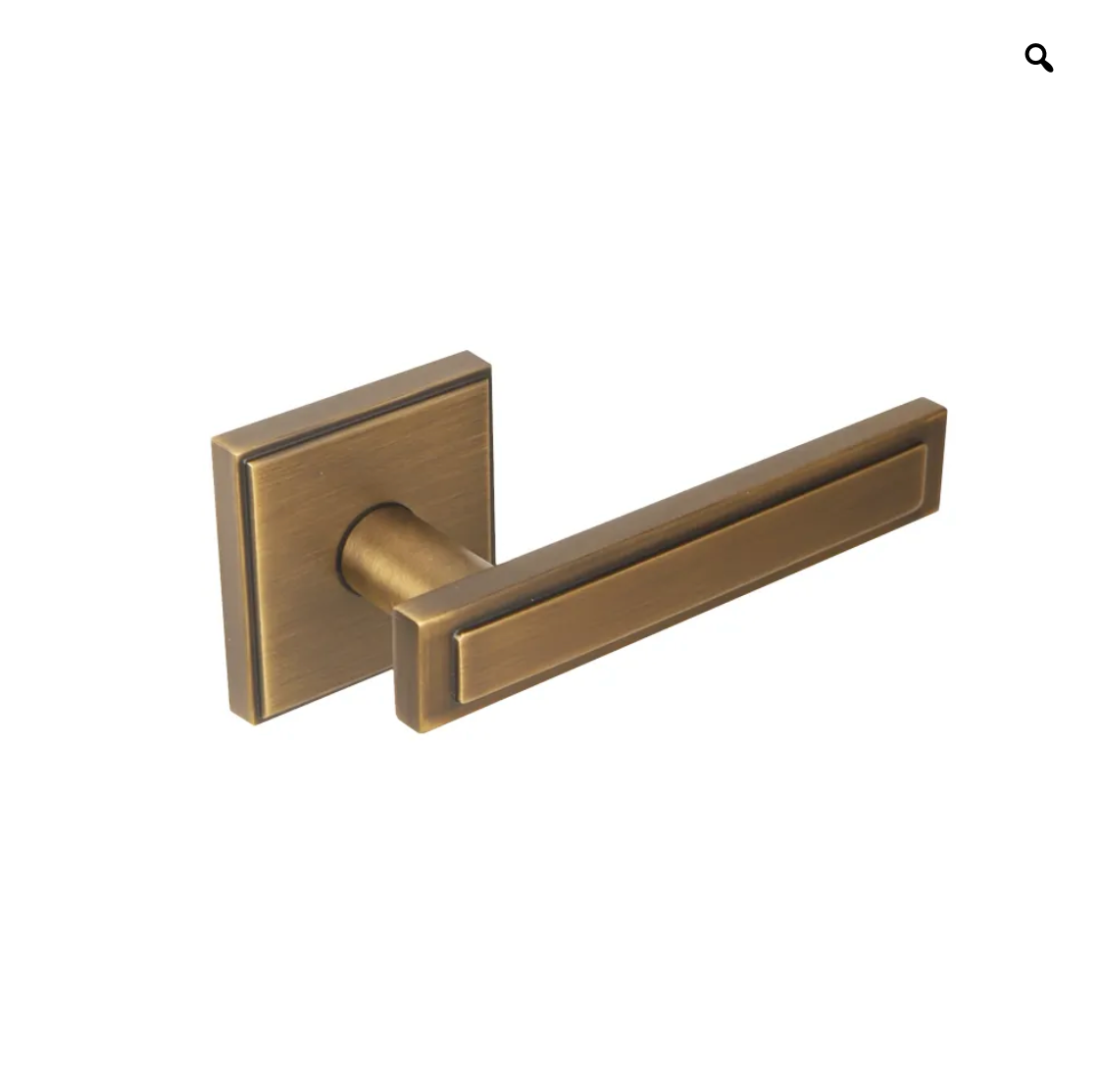 Smoked Bronze Solid Brass Draventh Door Handle (PAIR)