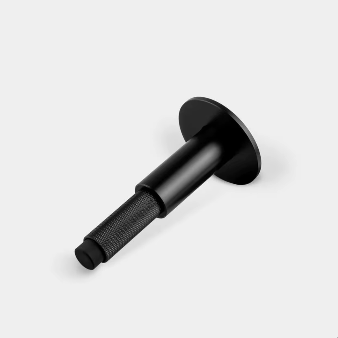 Diamond-cut Solid Brass Cross Knurled Door Stop