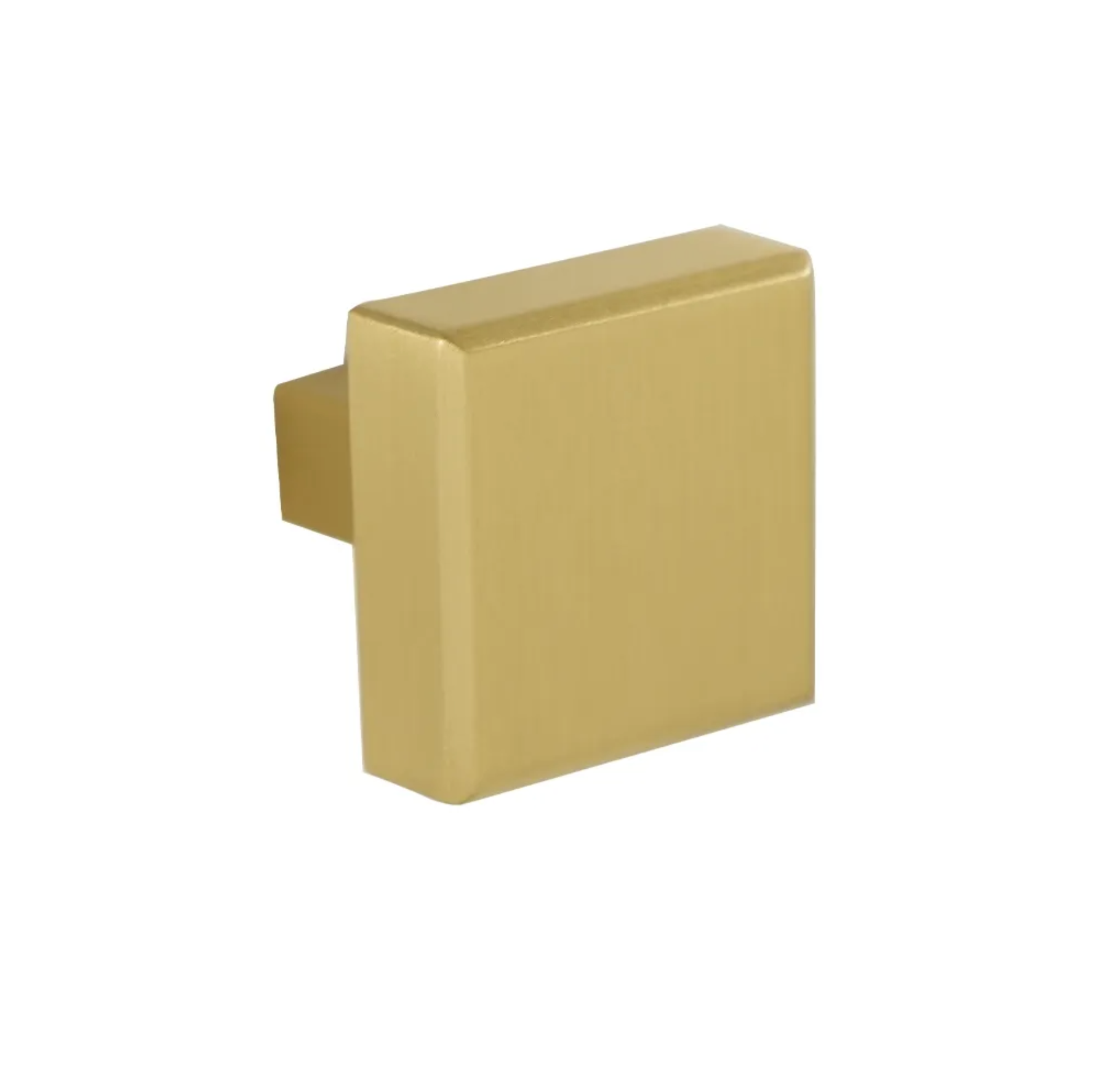 Solid Metal Brass Square Cabinet Knob