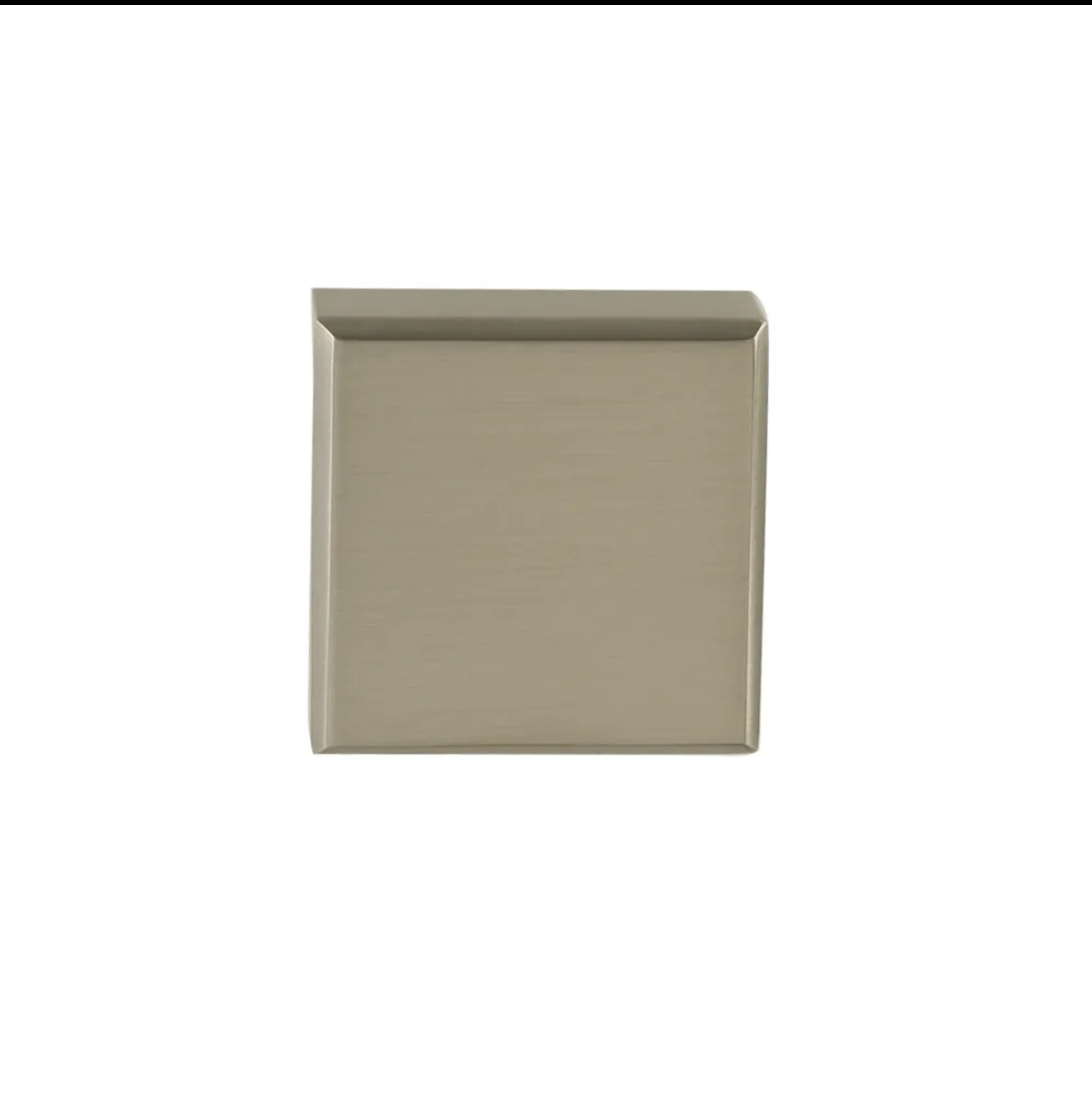Solid Metal Brass Square Cabinet Knob