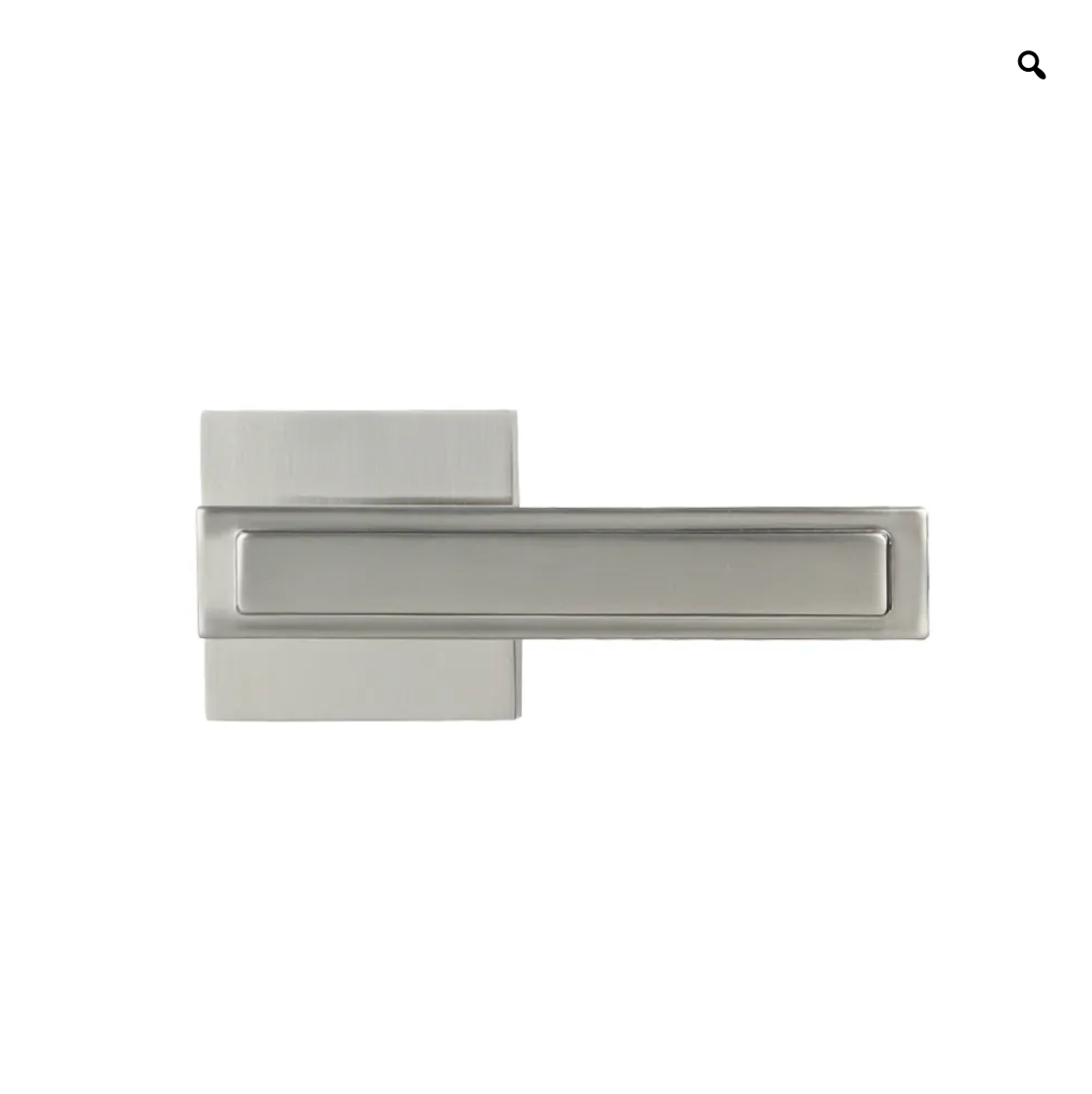 Steel Nickel Draventh Door Handle (PAIR)