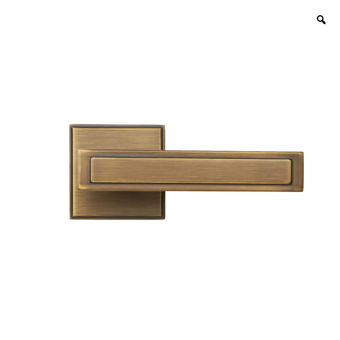 Smoked Bronze Solid Brass Draventh Door Handle (PAIR)