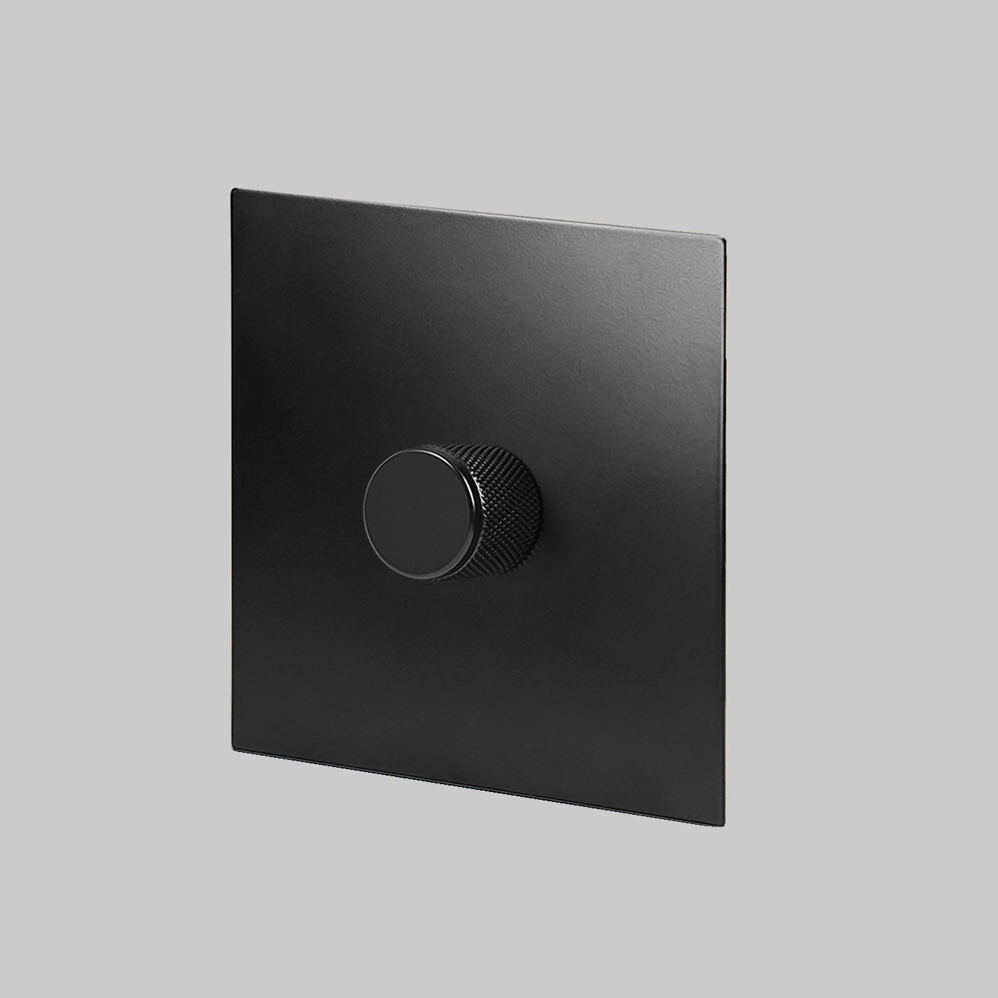 1 -Gang Black Forge Switch — Screwless