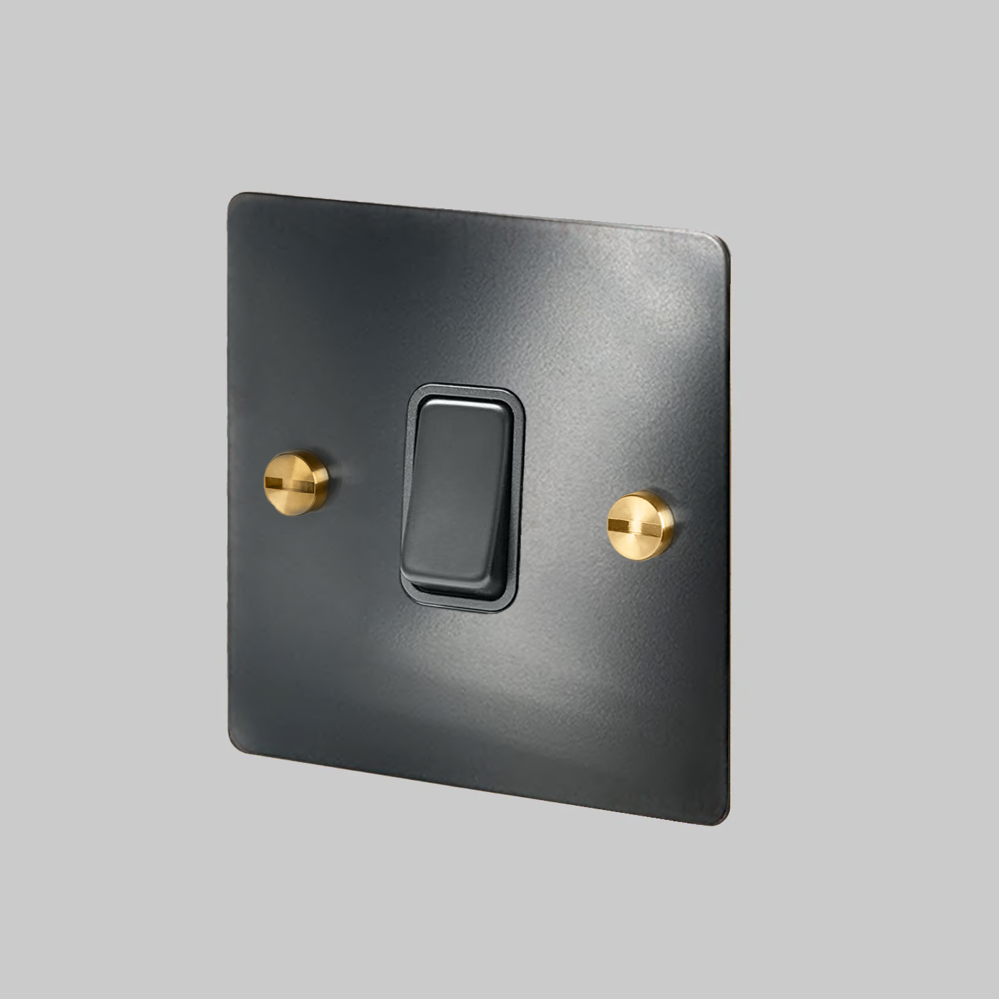 STEEL NICKEL SINGLE ROCKER SWITCH — VELLUM & FORGE