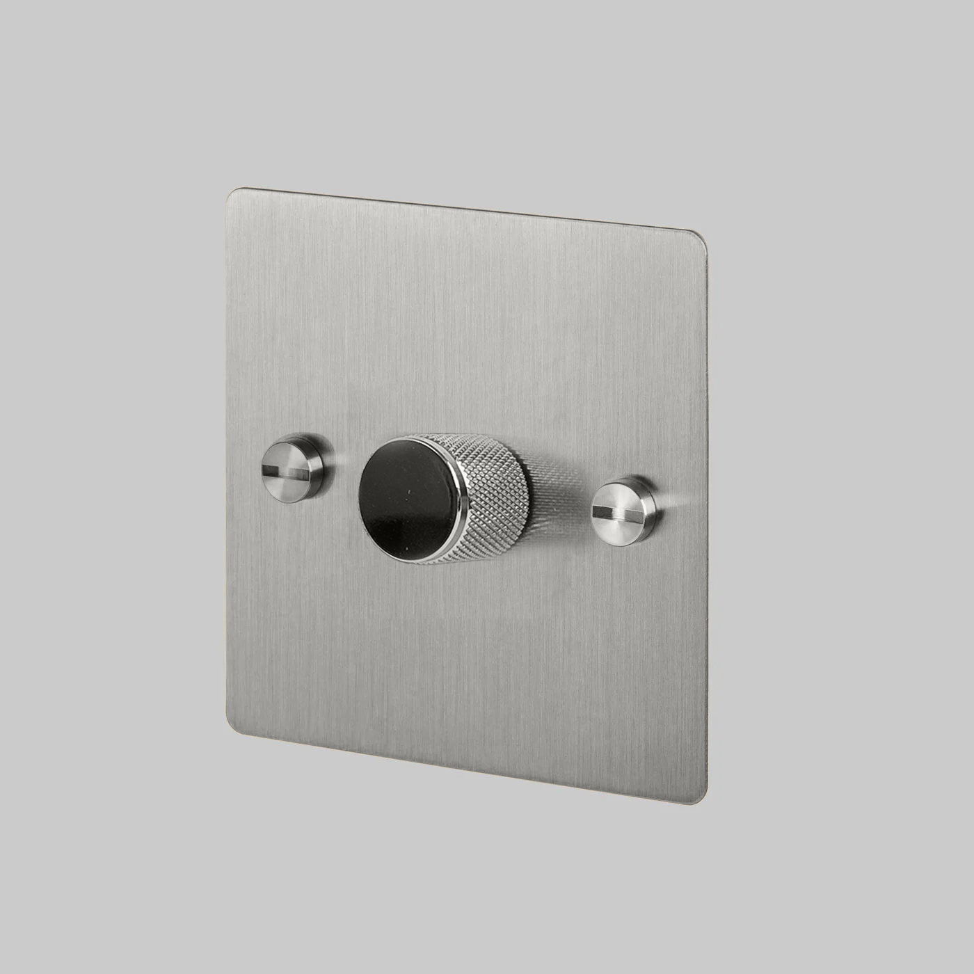 2-GANG STEEL NIKEL DIMMER SWITCH