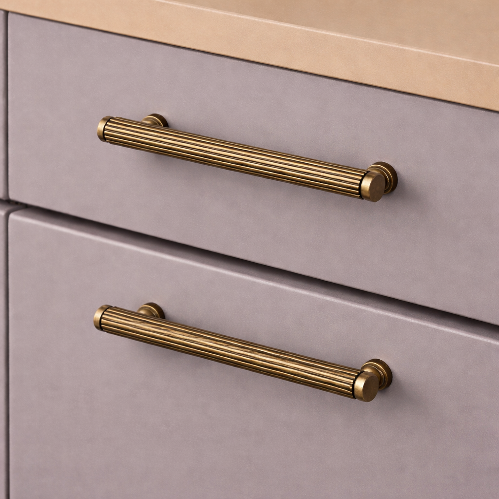 Solid Brass Linear Cabinet Pull Bar