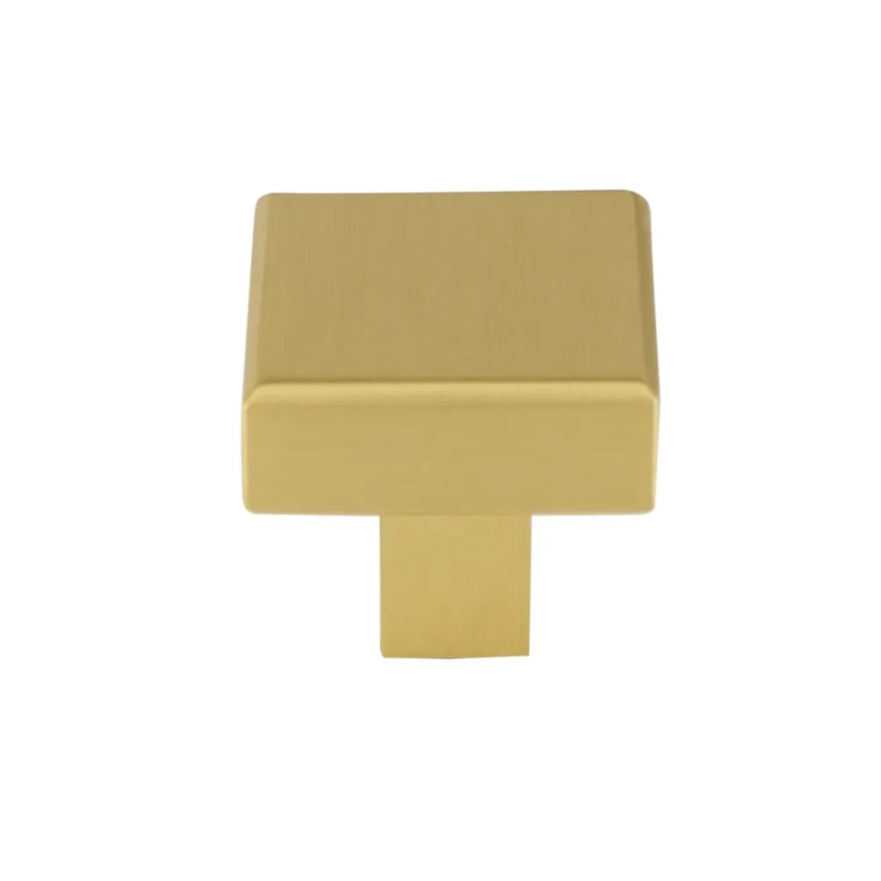 Solid Metal Brass Square Cabinet Knob