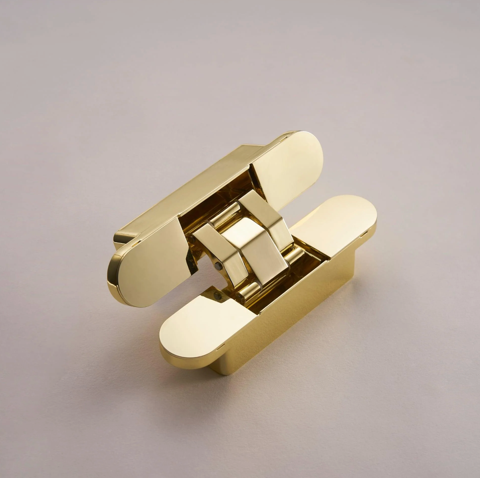 Vellum Invisible Door Hinges 3D Adjustable Concealed Hinges Brass
