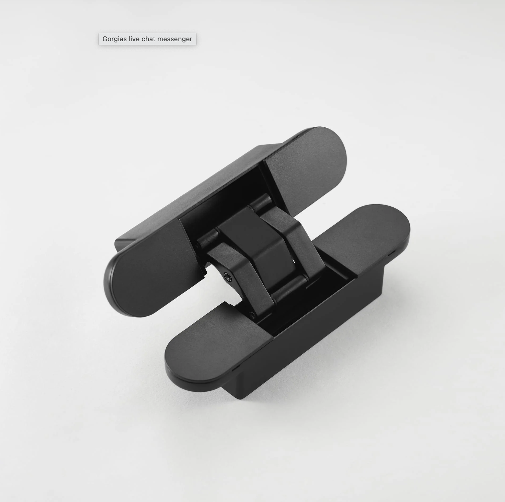 Vellum Invisible Door Hinges 3D Adjustable Concealed Hinges Black Forge