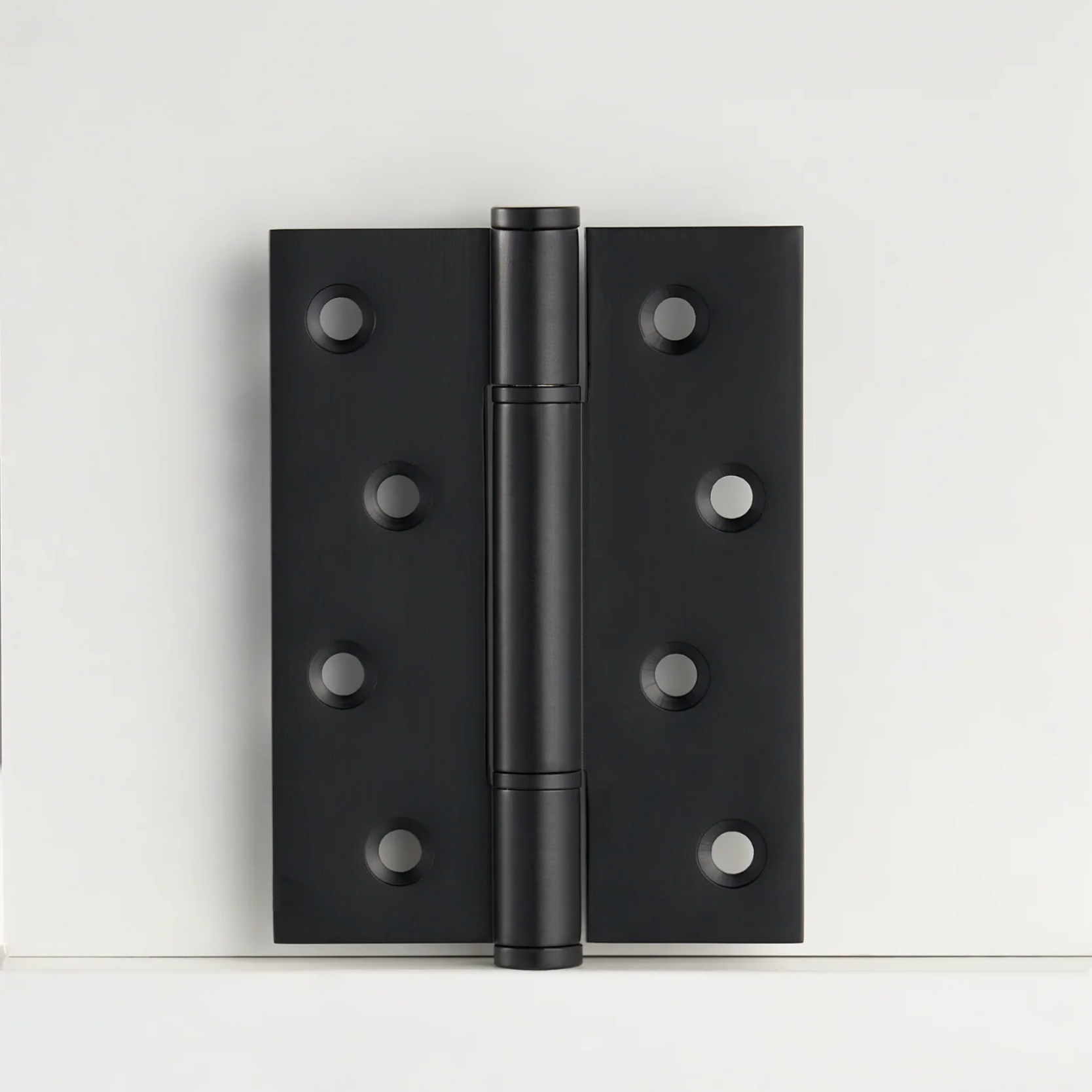 Vellum Solid Brass 4 Inch Smooth Interior Door Hinge Black Forge